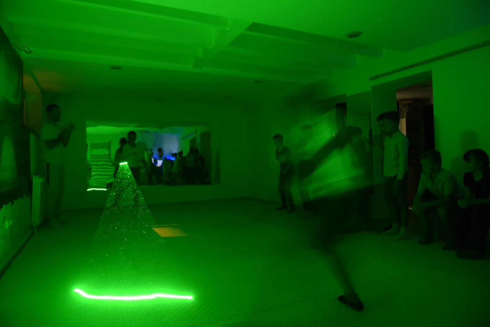 Rođendaska animacija - igre lasera